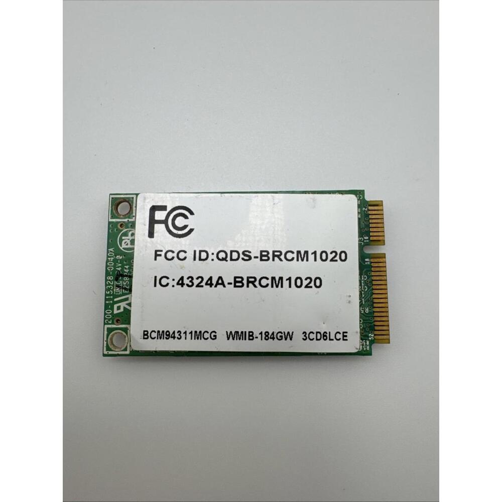 Broadcom QDS-BRCM1020 PCIe 802.11g Wireless WiFi Card BCM94311MCG @CPU84